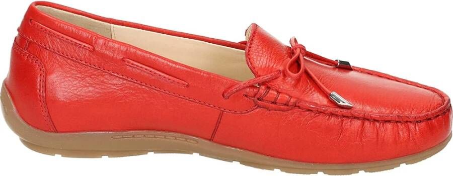 Ara Comfortabele leren damesloafer Red Dames - Foto 2