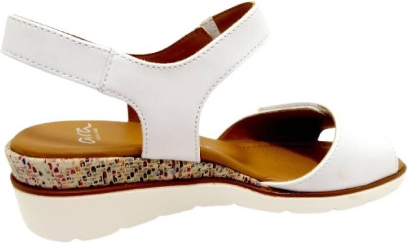 Ara Witte dames sleehak sandalen