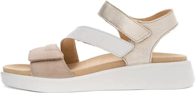 ara Elegante Sandaal in Zand Wit Platin