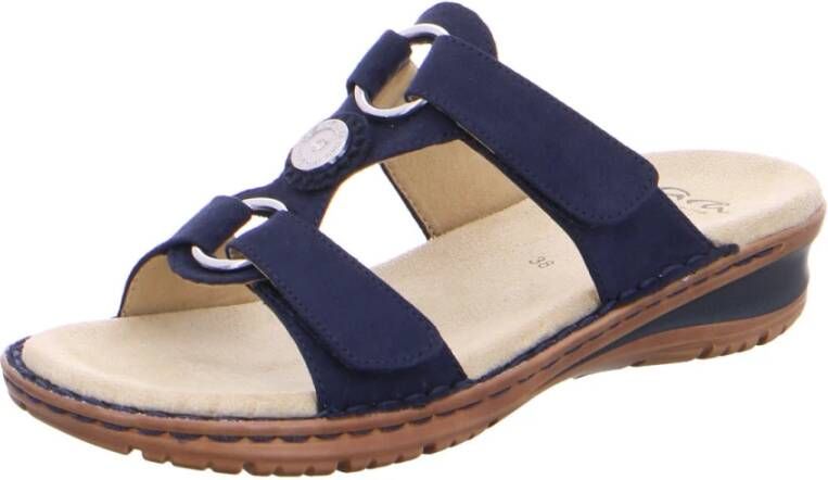 Ara Flat Sandals Blauw Dames
