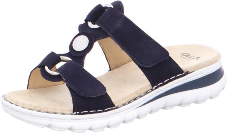 Ara Flat Sandals Blauw Dames