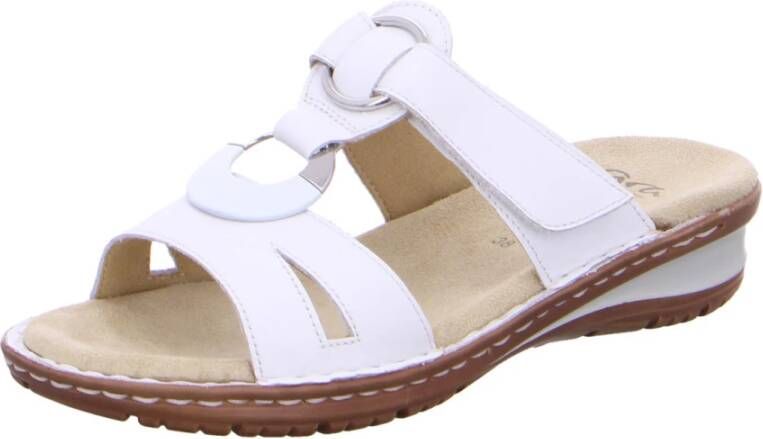 Ara Flat Sandals Wit Dames