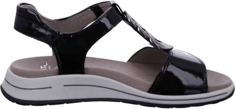 Ara Flat Sandals Zwart Dames