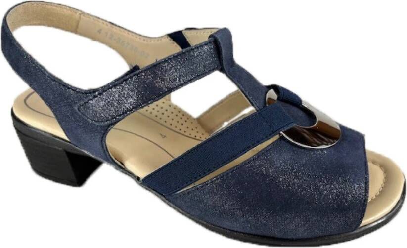 Ara High Heel Sandals Blauw Dames
