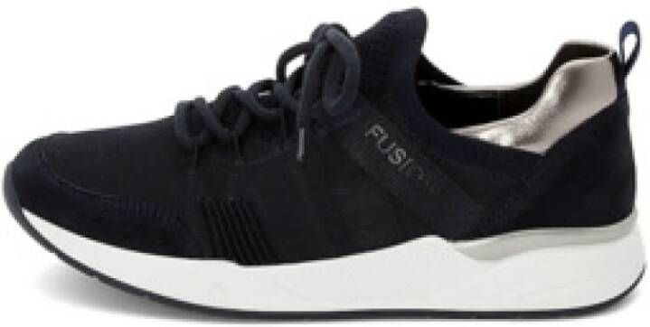 Ara -Dames blauw donker sneaker-sportief