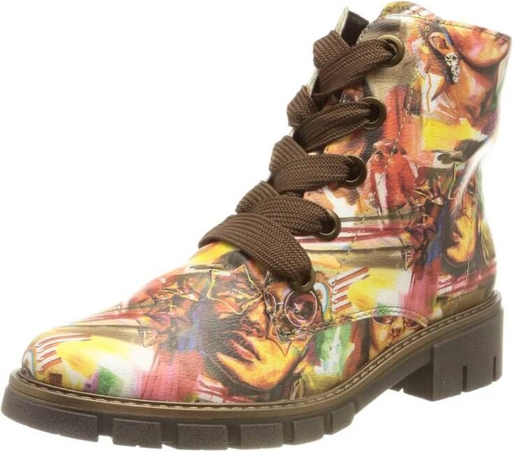 ara Multicolor enkellaarsjes voor dames