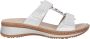 Ara Blauwe Dames Slide Sandaal Collectie Blue Dames - Thumbnail 8