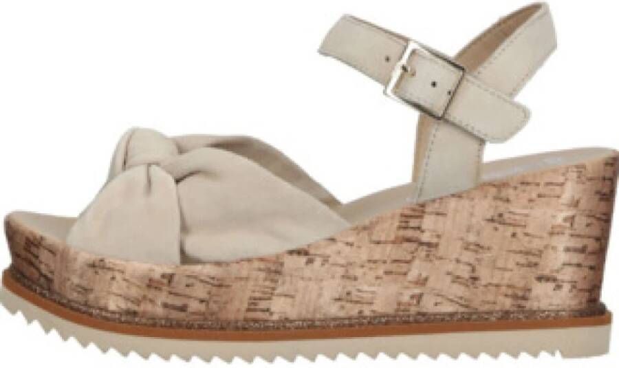 Ara Oranje dames sleehak sandalen