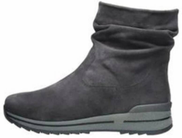 Ara Boots zonder sluiting OSAKA enkellaars wedge hak casual laarzen in comfort breedte h = zeer breed