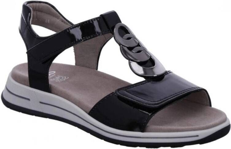 Ara Platte sandalen Zwart Dames