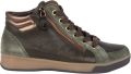 Ara 1244499 Veterlaarzen Hoge sneakers Dames veterschoenenHalf-hoge schoenen Groen - Groen