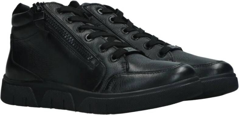 Ara 1224453 Hoge sneakersVeterlaarzenDames veterschoenenDames sneakersHalf-hoge schoenen Zwart - Foto 3
