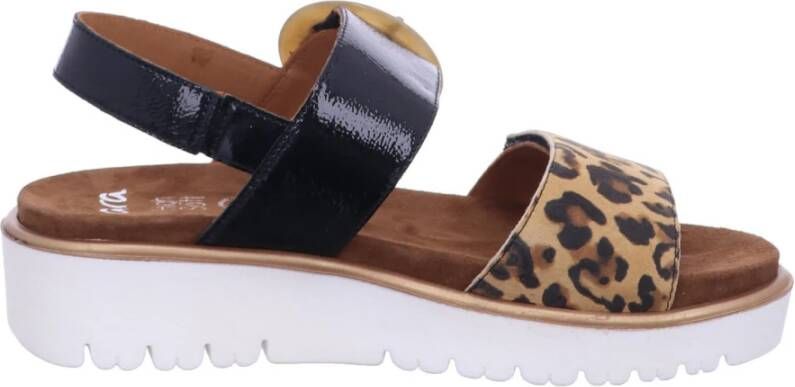 Ara Sandalen Bilbao Wig sandalen plateau sandalen met klittenbandsluitingen G-wijdte - Foto 4