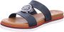 Ara Trendy Blauwe Leren Sandaal voor Dames Blue Dames - Thumbnail 2