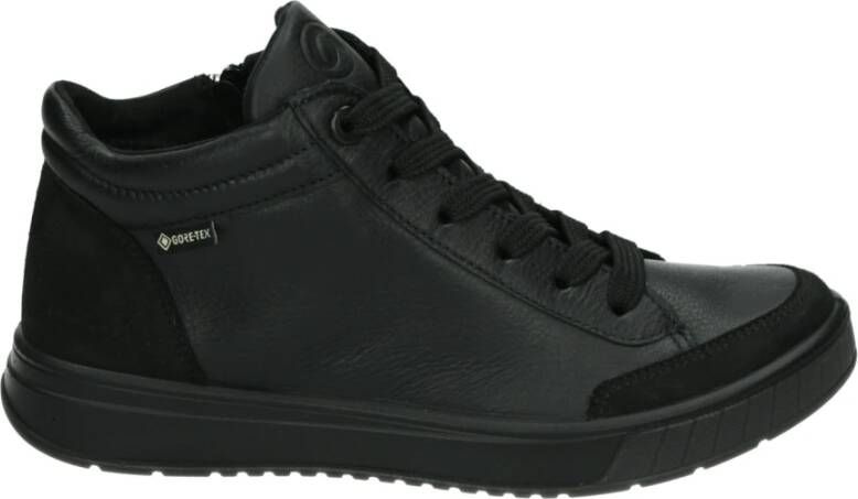 Ara 1250030 Hoge sneakersVeterbootsDames veterschoenenDames sneakersHalf-hoge schoenen Zwart