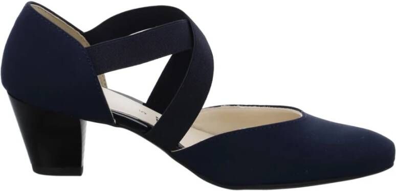 Ara Gesppumps Toulouse avondschoen feestelijke schoen trechterhak met elastische bandjes - Foto 3