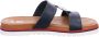 Ara Trendy Blauwe Leren Sandaal voor Dames Blue Dames - Thumbnail 20
