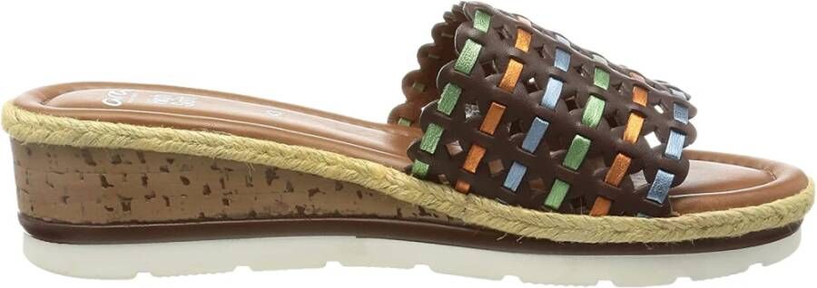 Ara Trendy dames sandaal van bruin leer Brown Dames