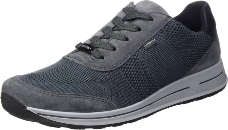 Ara Velours Veterschoenen voor Dames Black Dames