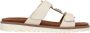 Ara Wit leren zomerslipper met uniek detail White Dames - Thumbnail 2