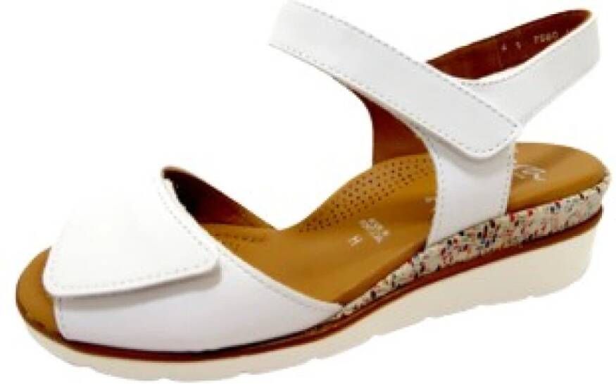 Ara Witte dames sleehak sandalen