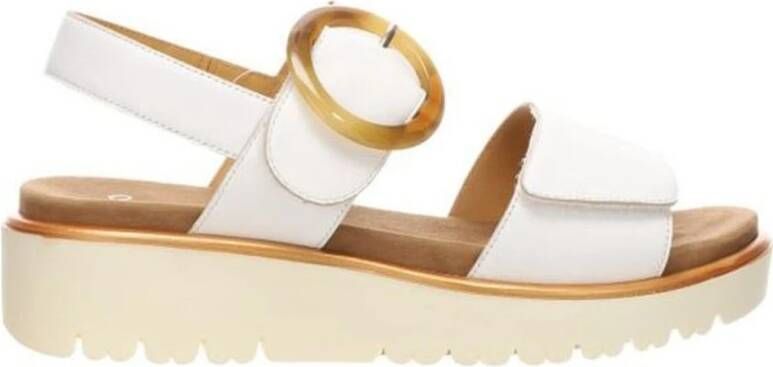 Ara Witte platte sandalen voor vrouwen White Dames