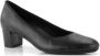 Ara Brede Zachtlederen Zwart Comfort Pump - Thumbnail 1