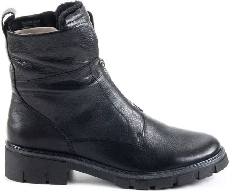 Ara Zwarte enkellaarsjes voor dames Black Dames