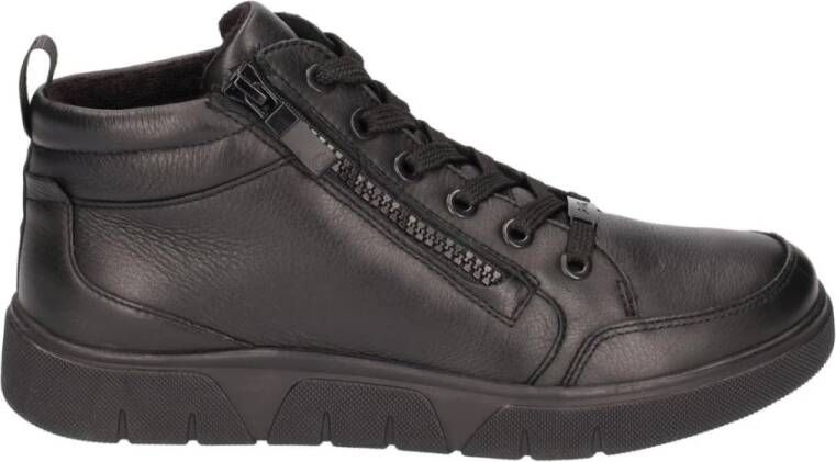 Ara 1224453 Hoge sneakers Veterlaarzen Dames veterschoenen Dames sneakersHalf-hoge schoenen Zwart
