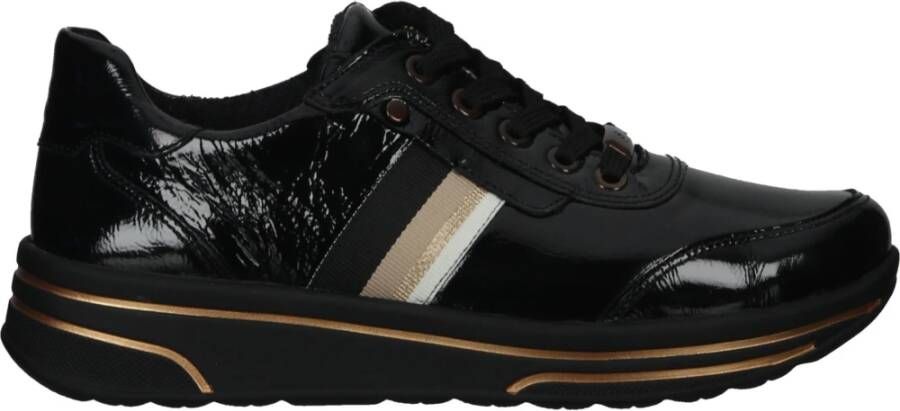 Ara Zwarte Lage Sneakers
