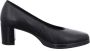 Ara Zwarte Leren Zakelijke Pumps Black Dames - Thumbnail 8