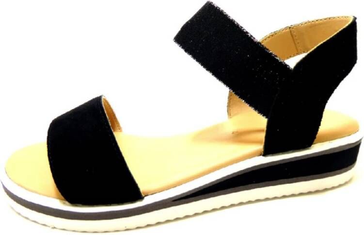 Ara Zwarte Sandalen