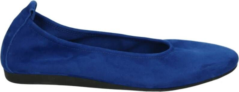 Arche Blauwe Ballerina Schoenen met Latex Zool