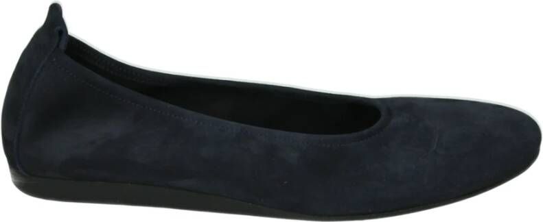 Arche Blauwe Ballerina's met Latex Zool