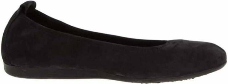 Arche Elegante Nubuck Leren Ballerina's Black Dames