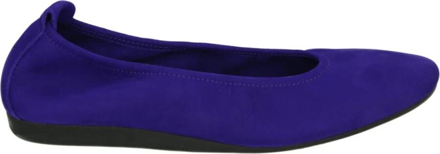 Arche Paarse Ballerina Schoenen met Latex Zool