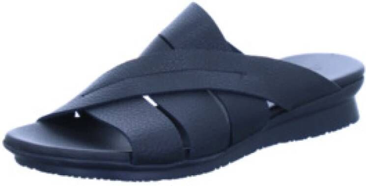 Arche Zwarte damesslide sandalen