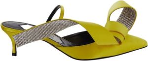Area Flat Sandals Geel Dames