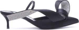 Area Heeled Mules Zwart Dames