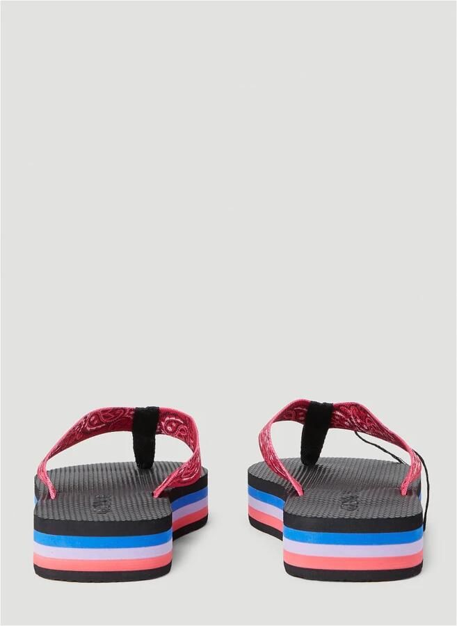 Arizona Love Paisley Print Flip Flops met Open Teen Multicolor Dames - Foto 2
