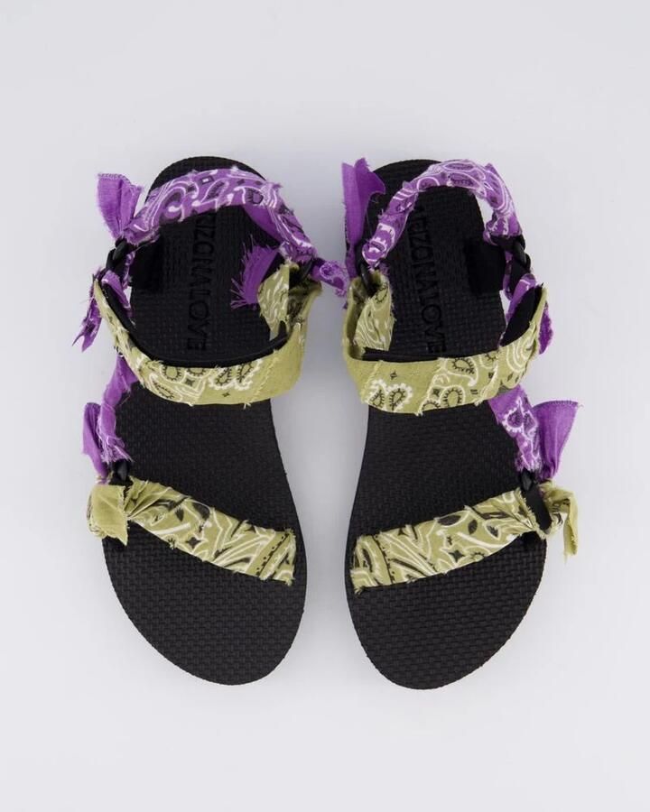 Arizona Love Trekky Sandalen Groen Paars