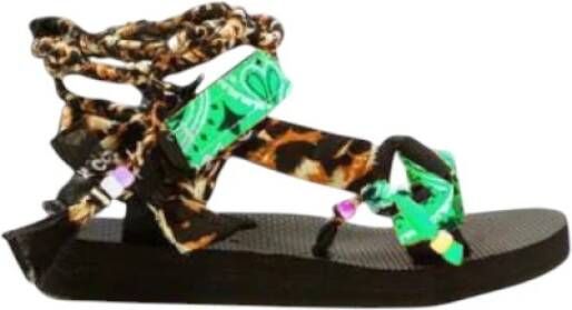 Arizona Love Luipaardprint Klittenband Sandalen