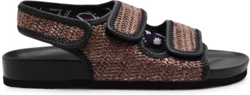 Arizona Love Raffia Sandalen Apache Stijl Brown Dames