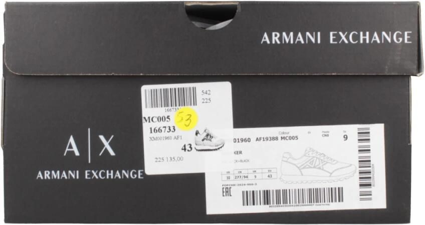 Armani Exchange Xm001960_af19388 Schoenen Zwart Man