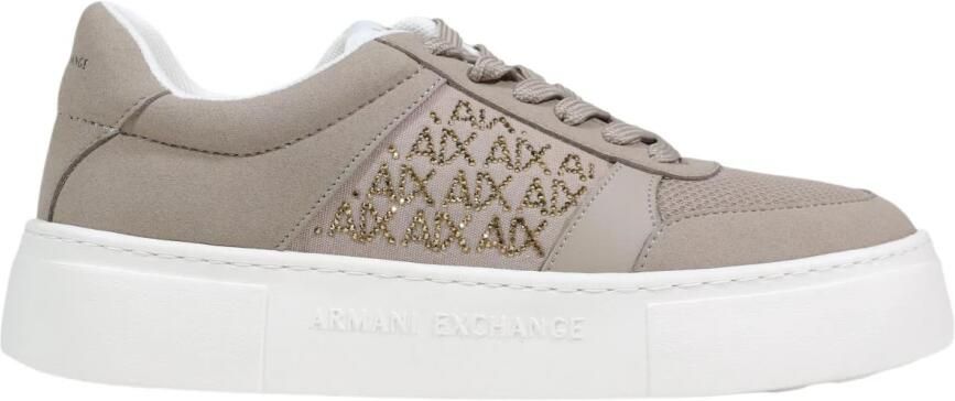 Armani Exchange Lace-Up Elastane Polyamide Sneakers