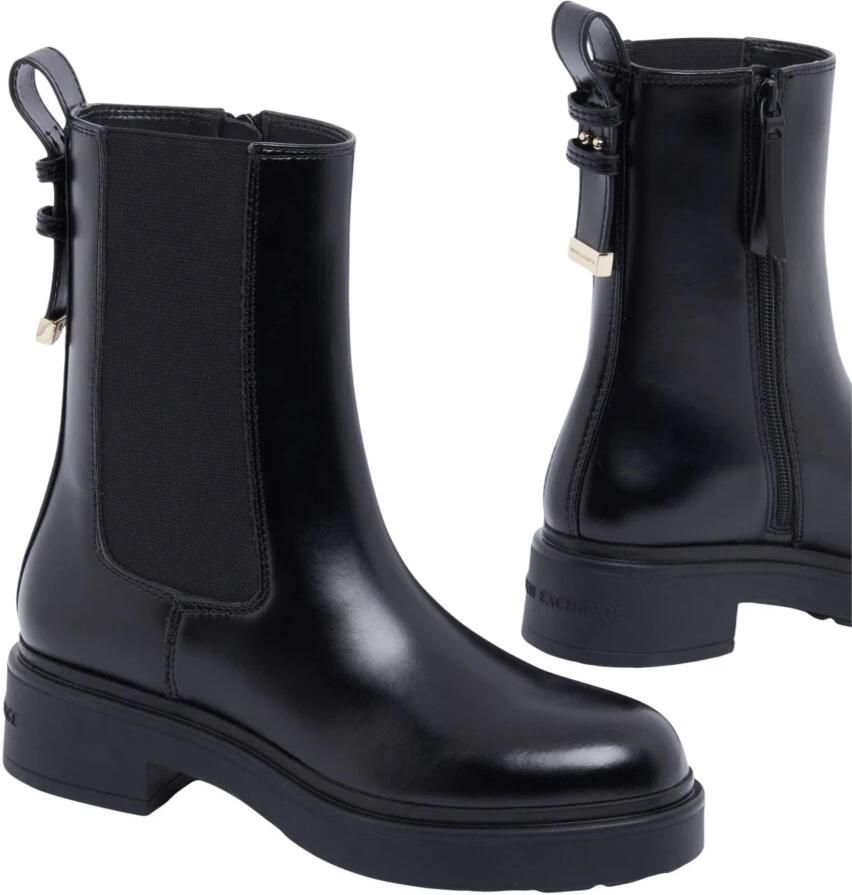 Armani Exchange Chelsea boots met elastische inzetstukken - Foto 5