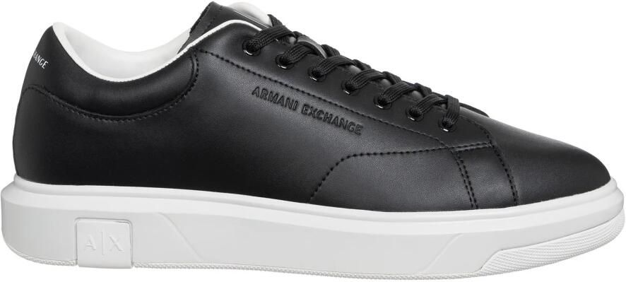 Armani Exchange Blauwe Leren Sportieve Sneakers met Rubberen Zool Blue Heren - Foto 10