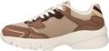 Armani Exchange Panelled Logo-Patch Sneakers - Beige