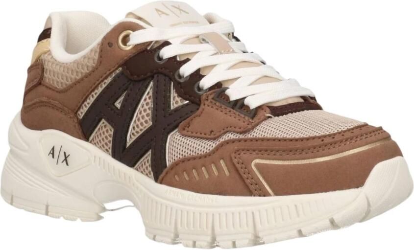 Armani Exchange Panelled Logo-Patch Sneakers - Foto 2