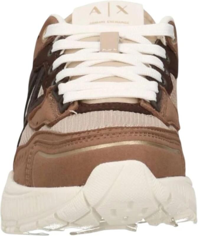 Armani Exchange Panelled Logo-Patch Sneakers - Foto 3